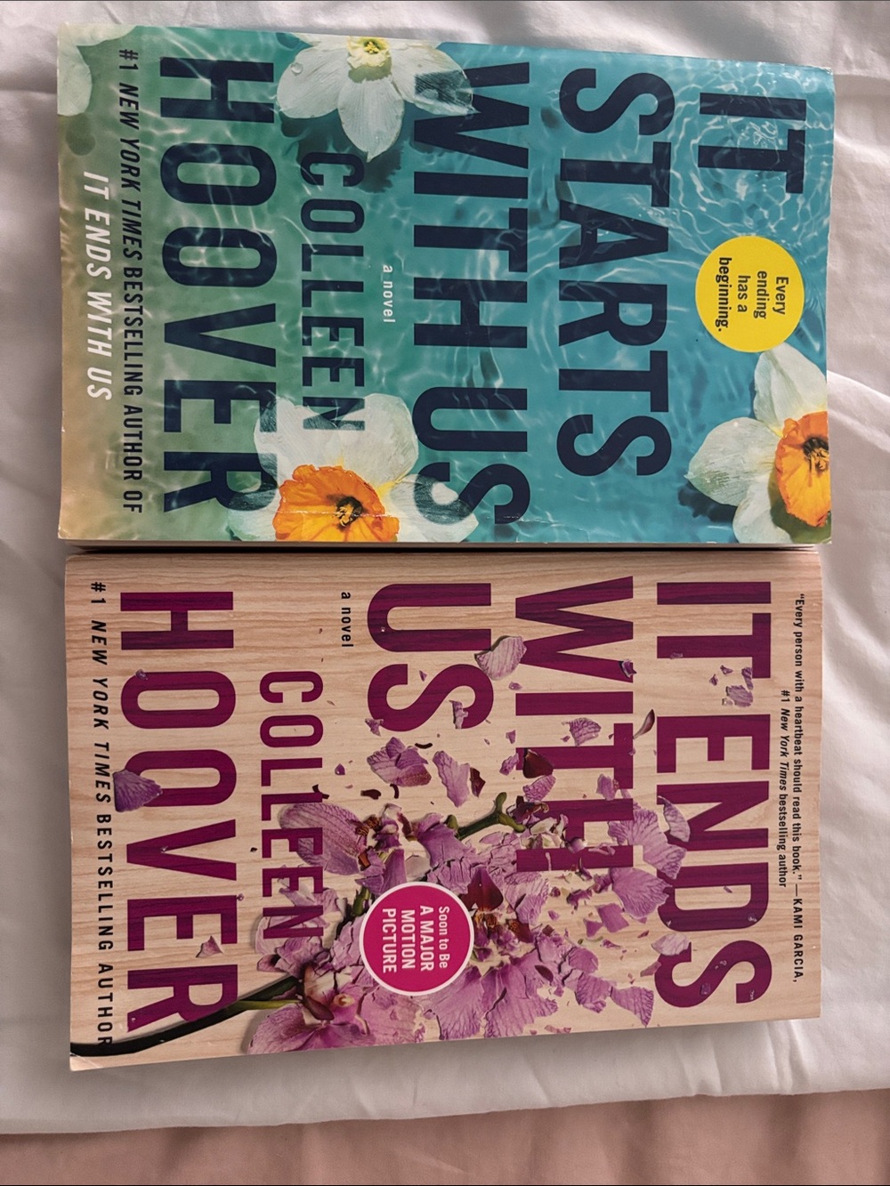 It Starts With Us / It Ends With Us Book Set - both books for $18